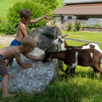 Spielende Kinder bei Gasthaus Pranzl