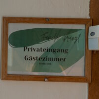 Gasthaus Pranzl Kleinschönleiten Gästezimmereingang