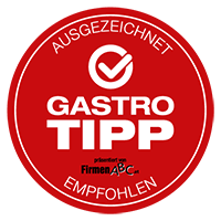 von FirmenABC als Gastrotipp ausgezeichnet & empfohlen